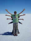 Salar de Uyuni - acht armige Thom