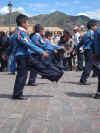 Cusco - marsconcours van basisscholen