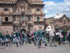 Cusco - marsconcours van basisscholen